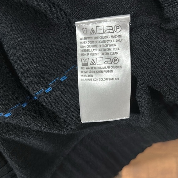 PEACE LOVE WORLD Black Sweater with Multicolor Stripes - Picture 7 of 9